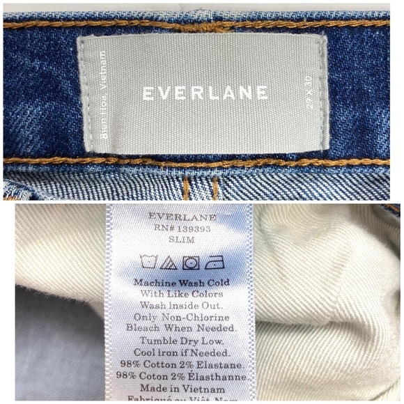 EVERLANE Slim Fit Jeans in Medium Washed - Picture 6 of 9